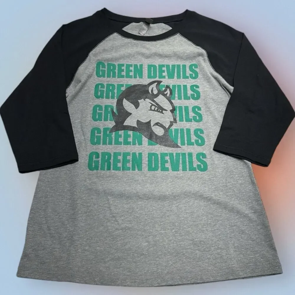 GREEN DEVILS Boys Large T-Shirt